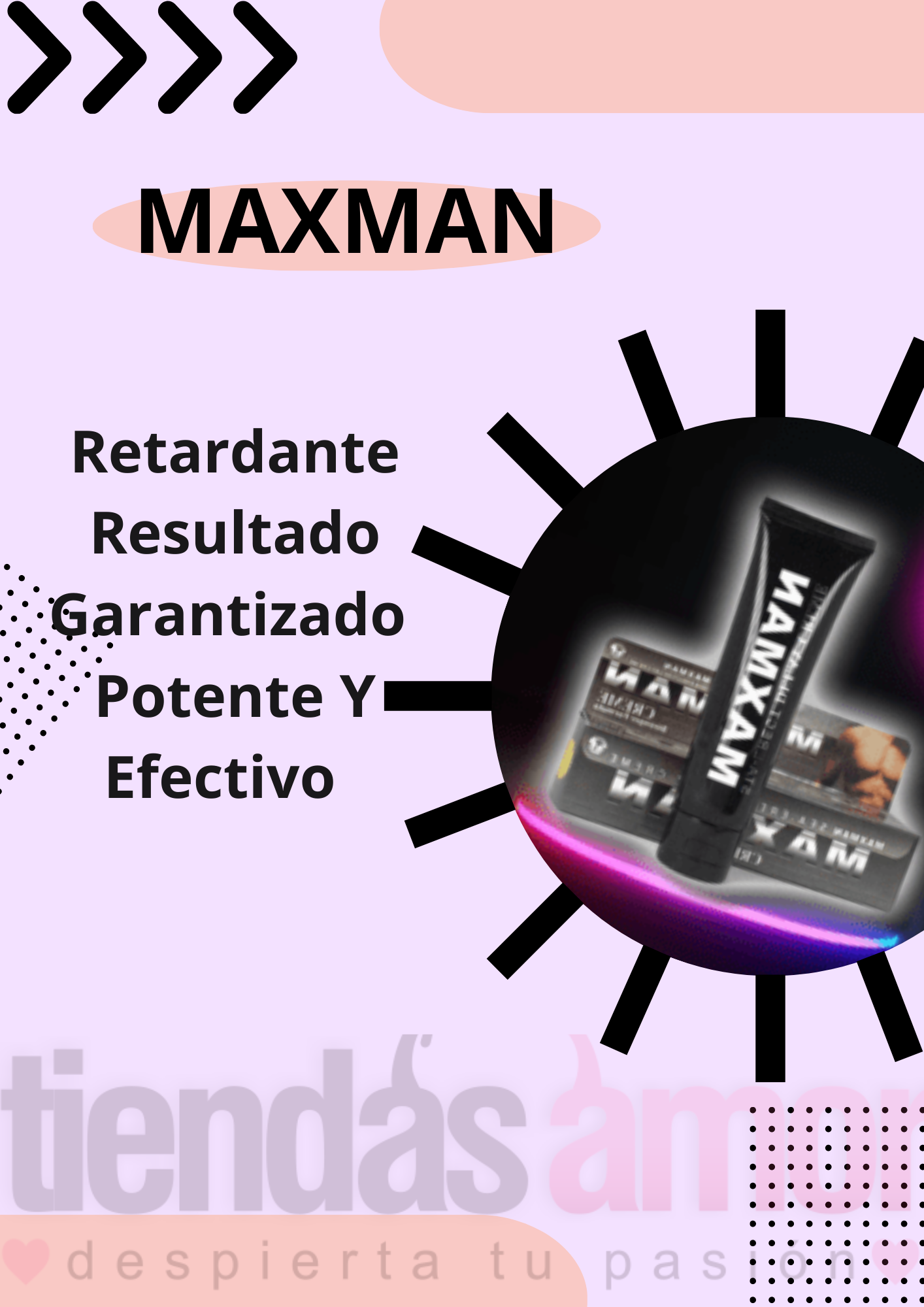 MAXMAN CREMA RETARDANTE Y CRECIMIENTO DE PENE 